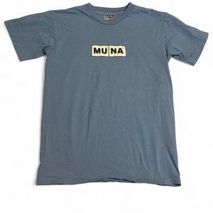 Blue Short Sleeve Crew Neck Tee